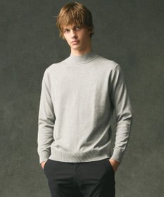 JOSEPH ABBOUD 【チクチクしない/イージーケア/3シーズン対応/サスティナブル】SNOWY モックネックニット ライトグレー系