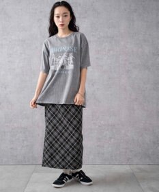 WEGO 【綿100%】ヴィンテージウォッシュグラフィックTシャツ