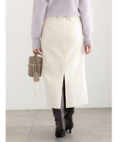 Te chichi メルトンジャージーナロースカート