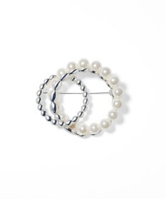 ICB パールサークルブローチ