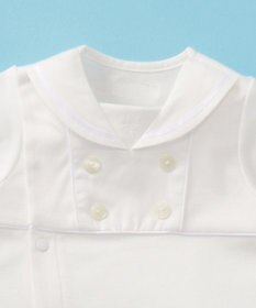 MIKI HOUSE HOT BISCUITS 【ミキハウス】 ツーウェイオールセットセーラーカラー風【秋冬向け】