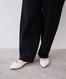 Pointer 本革編み込みパンプス