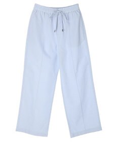 Green Parks 綿麻混イージーワイドパンツ