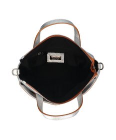 INTER-CHAUSSURES 【RIPANI】シャインシルバーレザー2WAYバッグ