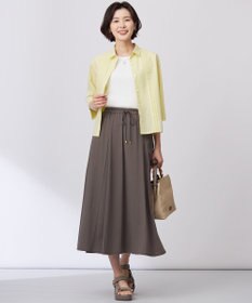 J.PRESS LADIES 【洗える】トリコットバイオ フレア スカート