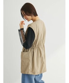 Green Parks ノーカラーミリタリーベスト