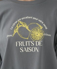 earth music&ecology 【接触冷感/洗濯機可】ＦＲＵＩＴＳ　ＤＥ　ＳＡＩＳＯＮショートＴ