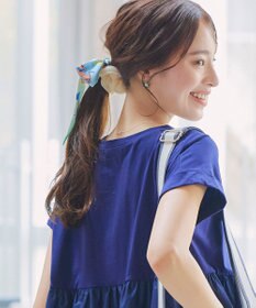 Tiaclasse 【2type】スカーフ柄シュシュ