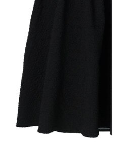 earth music&ecology エンボスフラワー　切替ボリュームスカート