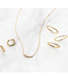 TOCCA 【WEB限定】FRILL DIAMOND NECKLACE K10 ダイヤモンド ネックレス