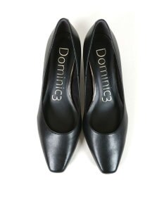 Dominic3 晴雨兼用 スクエアトゥ レザーパンプス