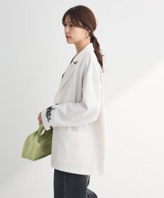 Green Parks ・ＥＬＥＮＣＡＲＥ　ＤＵＥ　袖コード刺繍ジャケッ