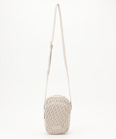 LA BAGAGERIE ランダムプリーツショルダーバッグ タテ