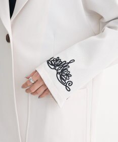 Green Parks ・ＥＬＥＮＣＡＲＥ　ＤＵＥ　袖コード刺繍ジャケッ