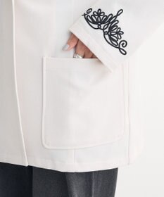 Green Parks ・ＥＬＥＮＣＡＲＥ　ＤＵＥ　袖コード刺繍ジャケッ