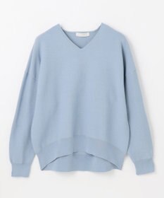 ANY 【5色展開】Ｖネックガーターニットプルオーバー