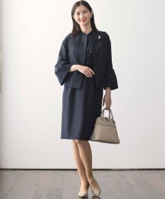 組曲 S 【KUMIKYOKU NAVY】コンフォータブルドレープ ジャケット