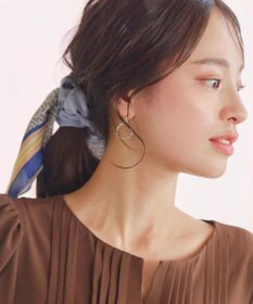 Tiaclasse 【2type】スカーフ柄シュシュ