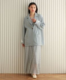 Green Parks ・ＥＬＥＮＣＡＲＥ　ＤＵＥ　袖コード刺繍ジャケッ