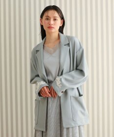 Green Parks ・ＥＬＥＮＣＡＲＥ　ＤＵＥ　袖コード刺繍ジャケッ