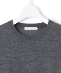 ICB 【洗える】 シルキーウールダブルフェイス ニットプルオーバー