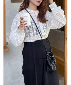 Green Parks レースブラウス