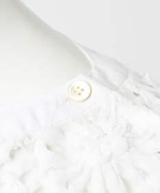 23区 【GOLD LABEL】オーガンジーテープエンブロイダリー ブラウス