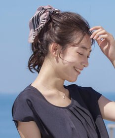 Tiaclasse 【2type】スカーフ柄シュシュ