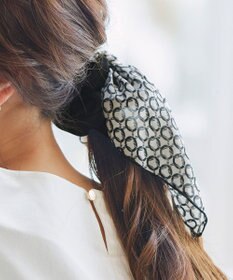 Tiaclasse 【2type】スカーフ柄シュシュ