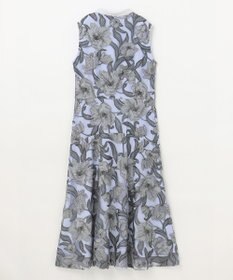 GRACE CONTINENTAL フラワー刺繍ミディドレス