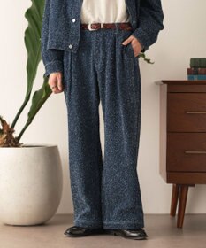 WEGO ネップデニムバギーパンツ