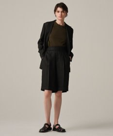 uncrave コットンミラノ ショート丈 Tシャツ（uncrave WHITE）