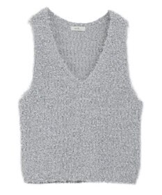 earth music&ecology ポンポンヤーンベスト