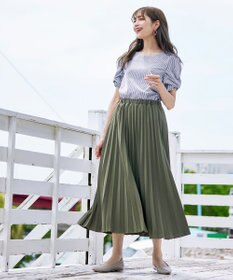 Tiaclasse 【洗える】リボン袖ブラウス