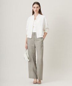 ICB L Vi/Ly/Liツイル ワイドストレートパンツ