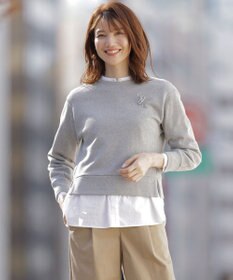 J.PRESS LADIES 【WEB限定カラーあり】ラメ裏毛 カットソー