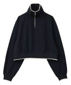 earth music&ecology ハーフジップラインプルオーバー