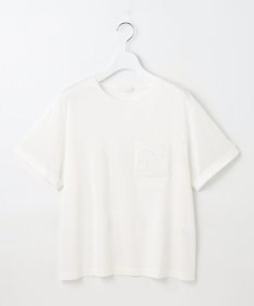 自由区 S 【カタログ掲載・洗える】クロッシェポケット Tシャツ