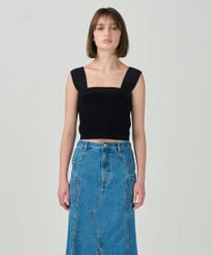 GRACE CONTINENTAL モールニットベアトップ