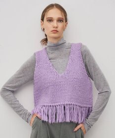 uncrave ハンドニット ジレ