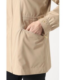 DAKS フーデッドライトタフタブルゾン