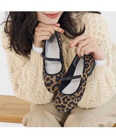 ing アシンメトリーメリージェーンパンプス