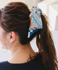 Tiaclasse 【2type】スカーフ柄シュシュ