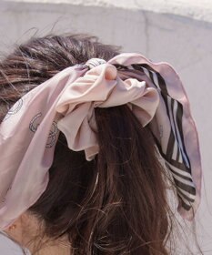 Tiaclasse 【2type】スカーフ柄シュシュ