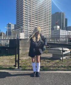 WEGO 【SCHOOL ITEM】スーパールーズソックス180cm