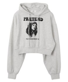 WEGO ガールプリントプルパーカー