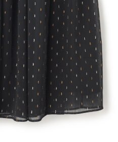 UNFILO ラメリンクルシフォン スカート