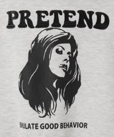 WEGO ガールプリントプルパーカー