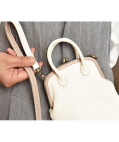 genten ミネルヴァキッコ 口金ショルダーバッグ