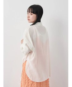 earth music&ecology ドロスト羽織シャツ